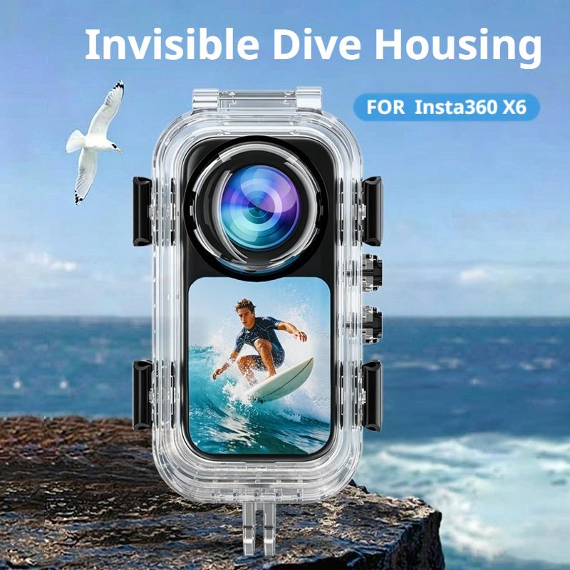 Action Camera Diving Case Underwater 60M - Étui de protection invisible étanche pour