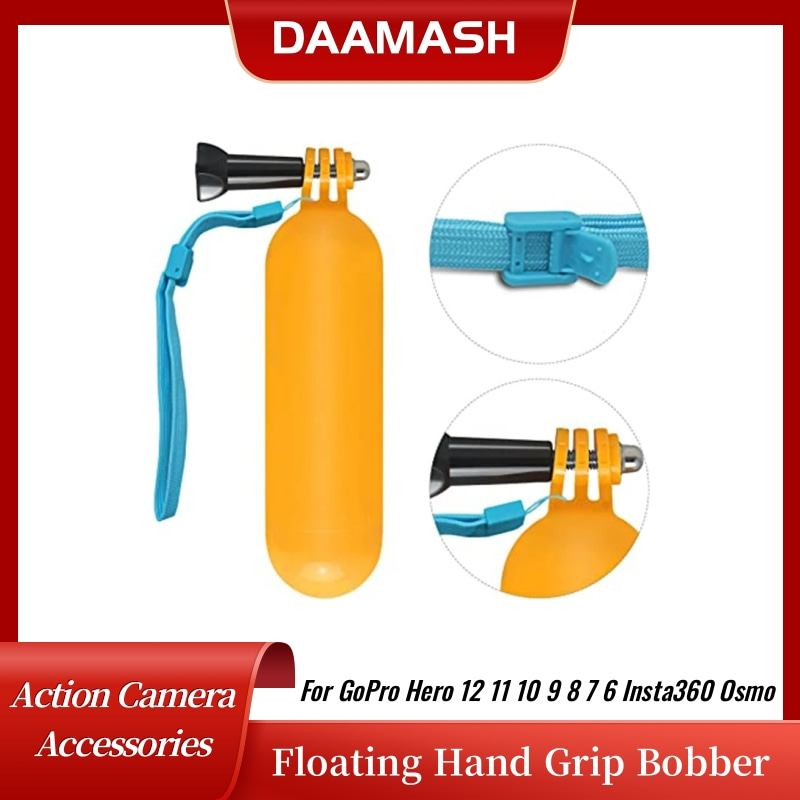 Action Camera Floating Handle Grip - Poignée flottante Bobber pour GoPro, poignée