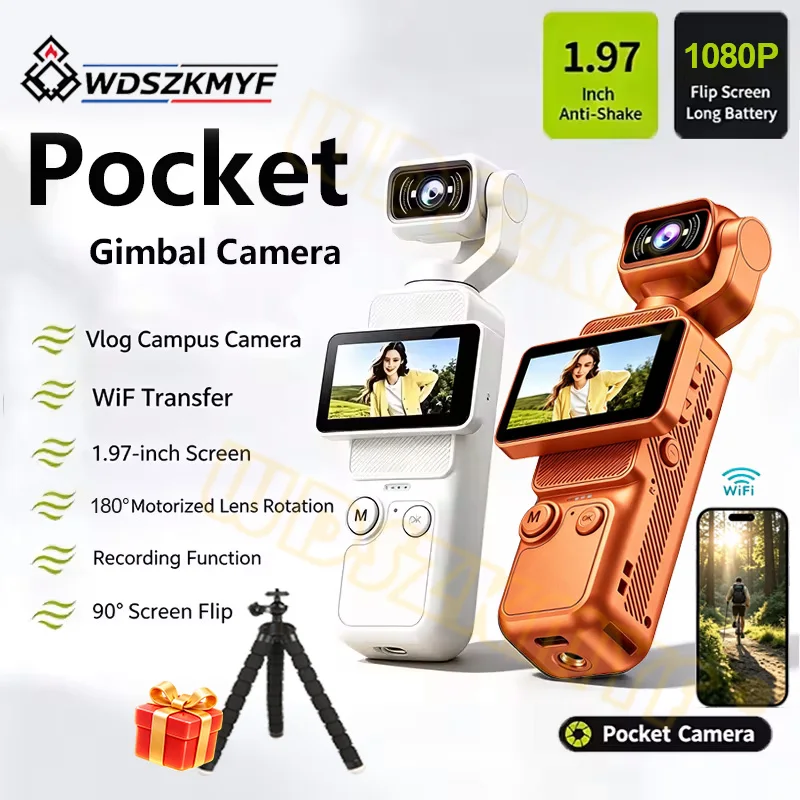 Action Camera Optical Image Stabilization - Caméra d'action 1080p 180 ° Caméra