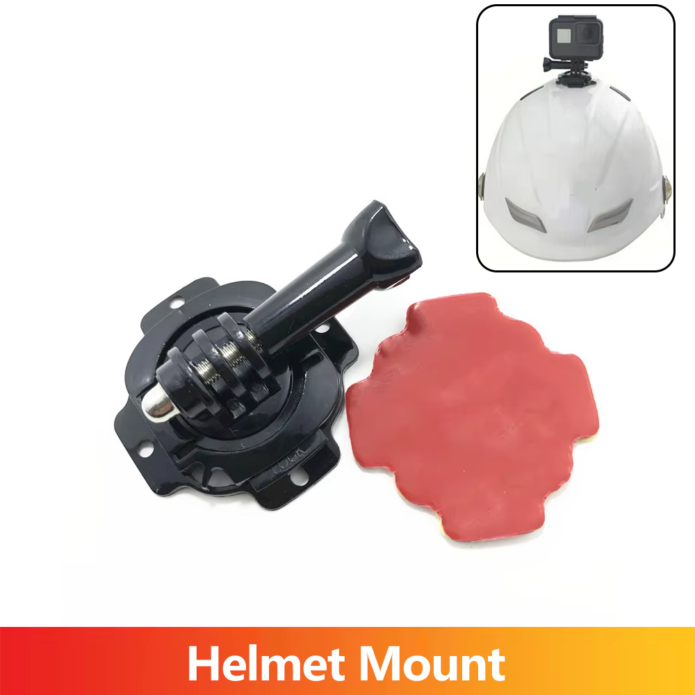 Action Camera Motorcycle Helmet Mount - Support de Base adhésif pour casque