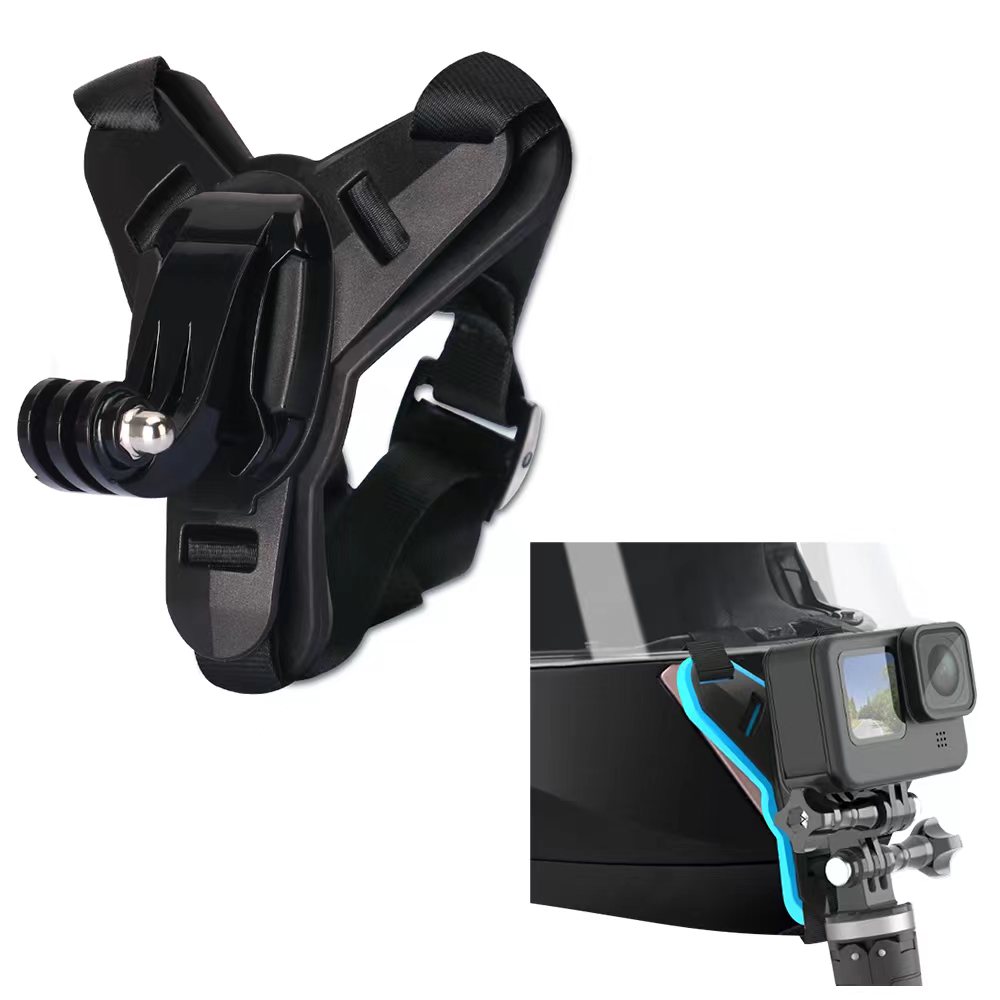 Action Camera Motorcycle Helmet Mount - Support de menton pour casque de