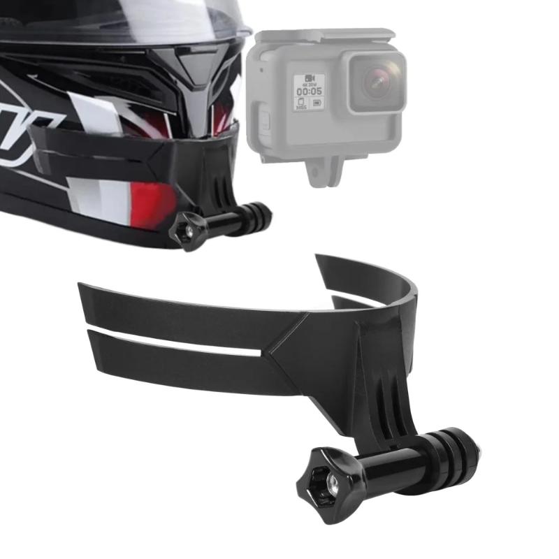 Action Camera Motorcycle Helmet Mount - 【C】Support de casque de moto avec