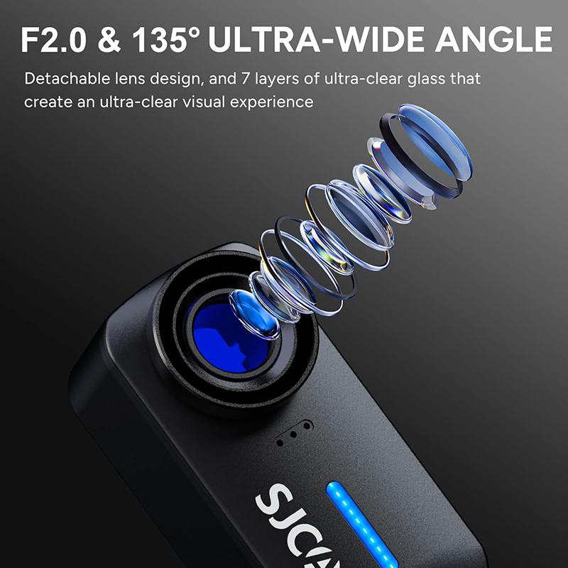 Caméra miniature SJCAM C110 4K - Action Camera Waterproof 30M Without Case avis et prix