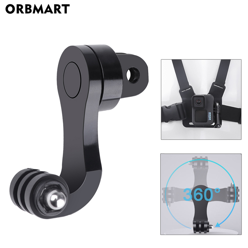 360 °   Adaptateur de support  - Action Camera Motorcycle Helmet Mount avis et prix