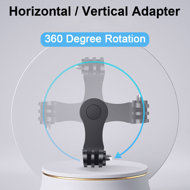 360 °   Adaptateur de support  - Action Camera Motorcycle Helmet Mount avis et prix