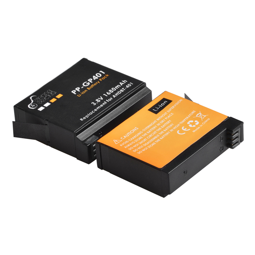 Batterie 1680mAh AHDBT-401 pou - Action Camera Battery Charger Dual Pack avis et prix