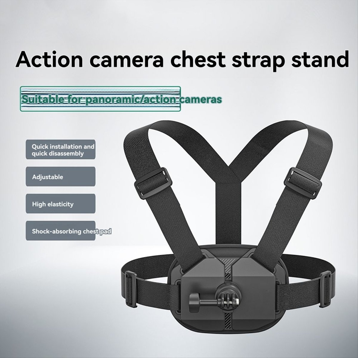 (ABDH) Harnais de poitrine pou - Action Camera Chest Strap Harness Mount avis et prix