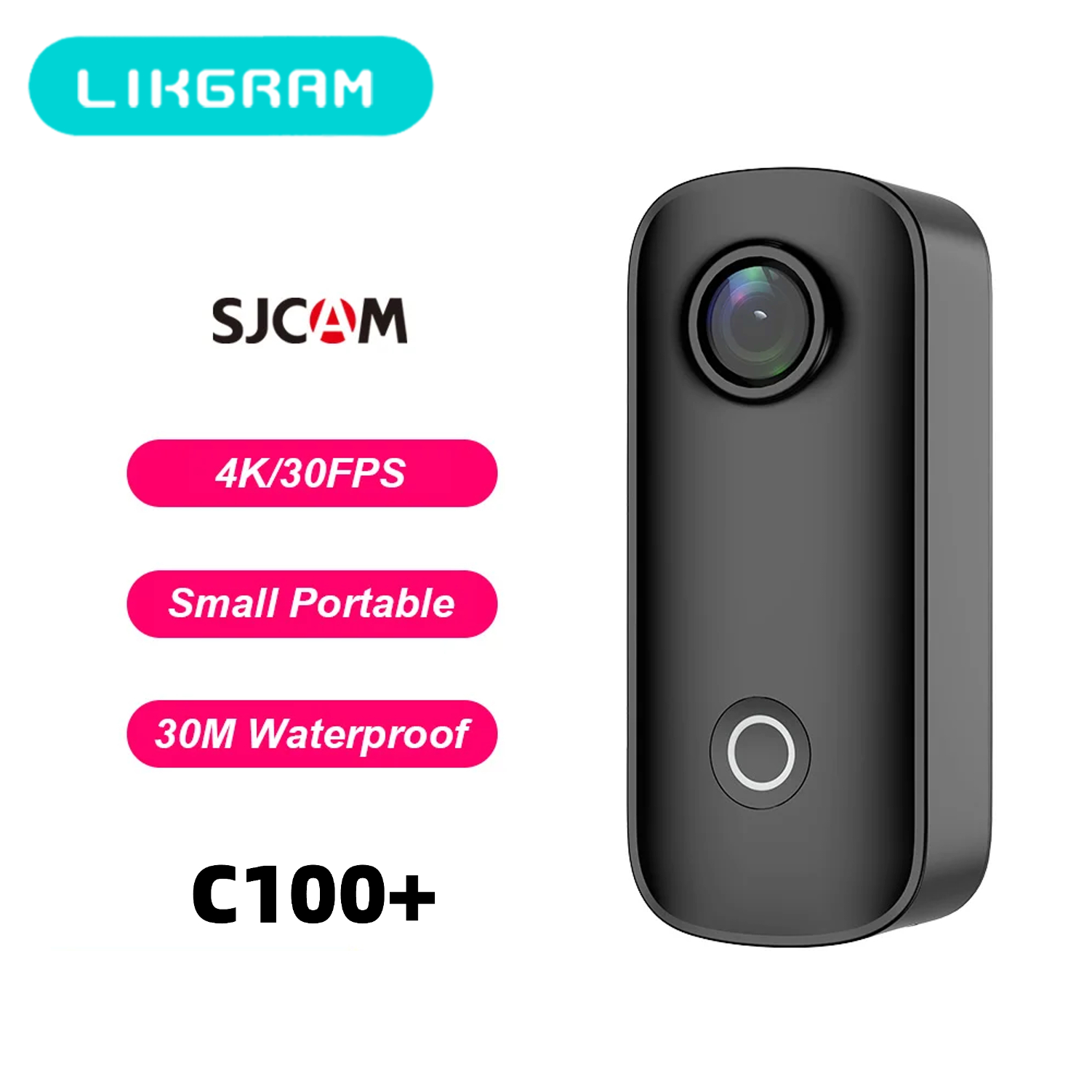 Caméra d'action SJCAM C100 Plu - Action Camera Waterproof 30M Without Case avis et prix