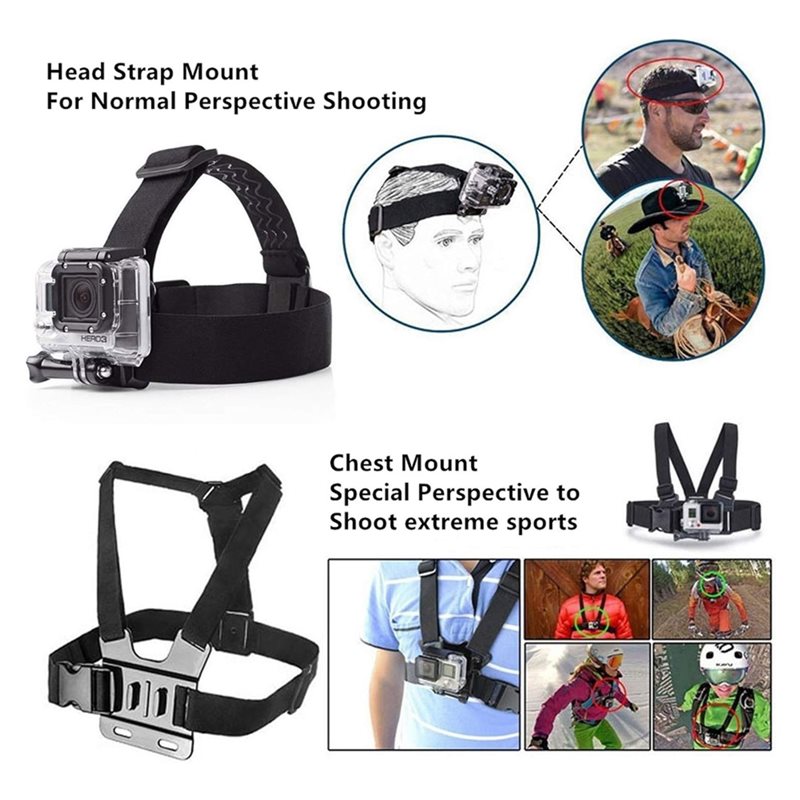 B31B : harnais de fixation sur - Action Camera Chest Strap Harness Mount avis et prix