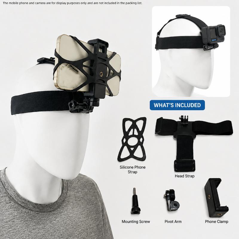 Kit de fixation pour téléphone - Action Camera Chest Strap Harness Mount avis et prix