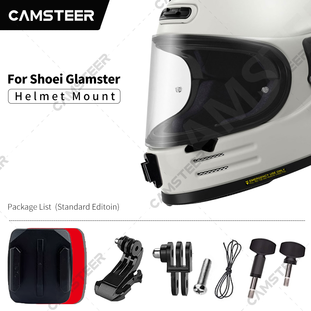 SHOEI-Menton de casque de moto - Action Camera Motorcycle Helmet Mount avis et prix