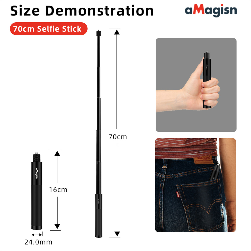 Amagisn-Perche à selfie invisi - Action Camera Selfie Stick Invisible avis et prix