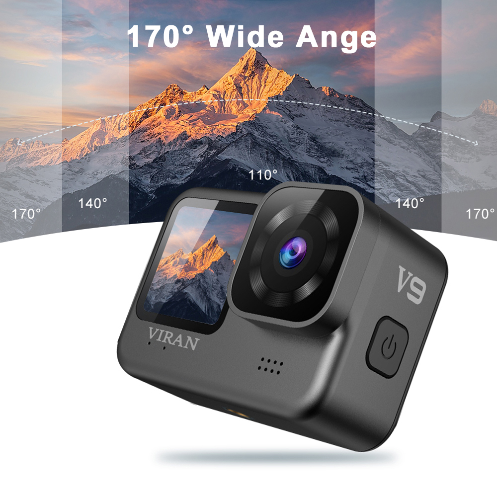 Caméra Anti-Shake Wifi V9 4K 6 - Action Camera 4K 60Fps Dual Screen avis et prix
