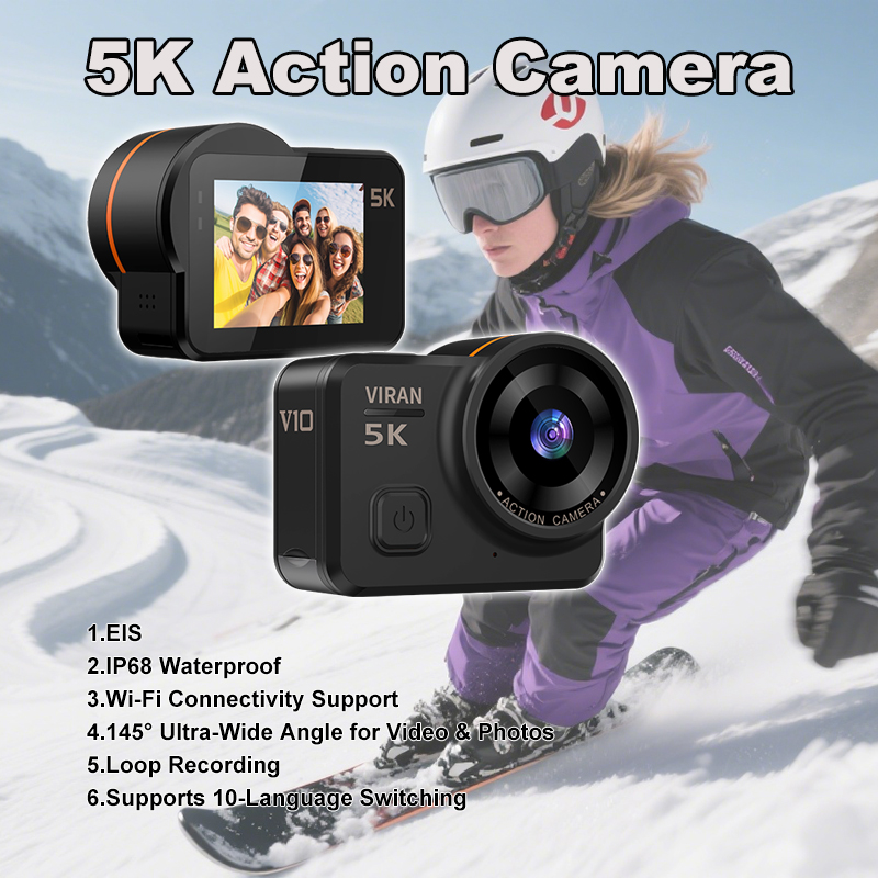 Caméra d'action Portable 5K 2. - Action Camera Optical Image Stabilization avis et prix