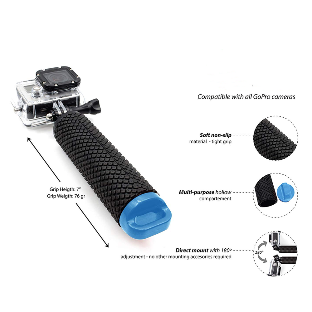 Poignée flottante à eau, acces - Action Camera Floating Handle Grip avis et prix