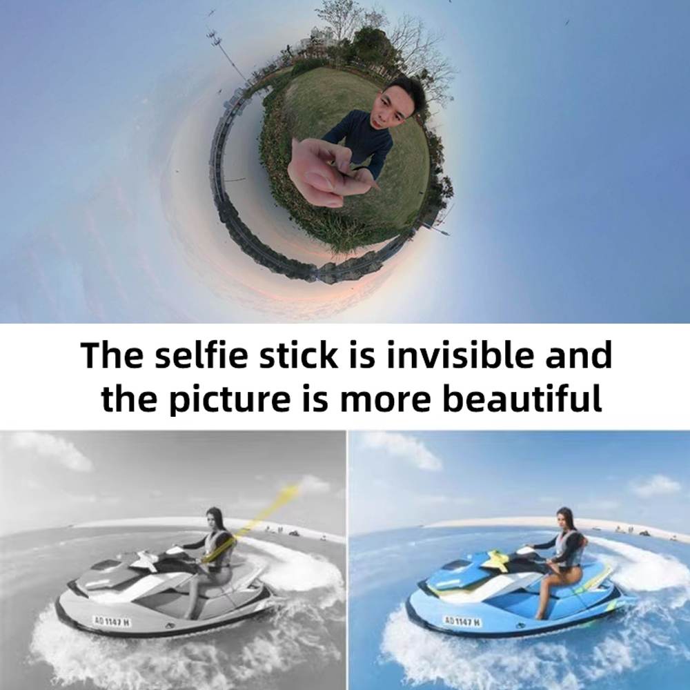 HONGDAK 3m monopode évolutif e - Action Camera Selfie Stick Invisible avis et prix