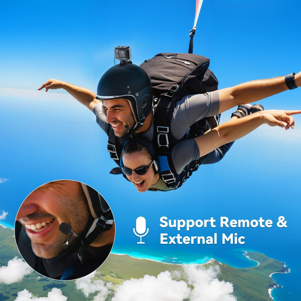 Caméra d'action professionnell - Action Camera 4K 60Fps Dual Screen avis et prix