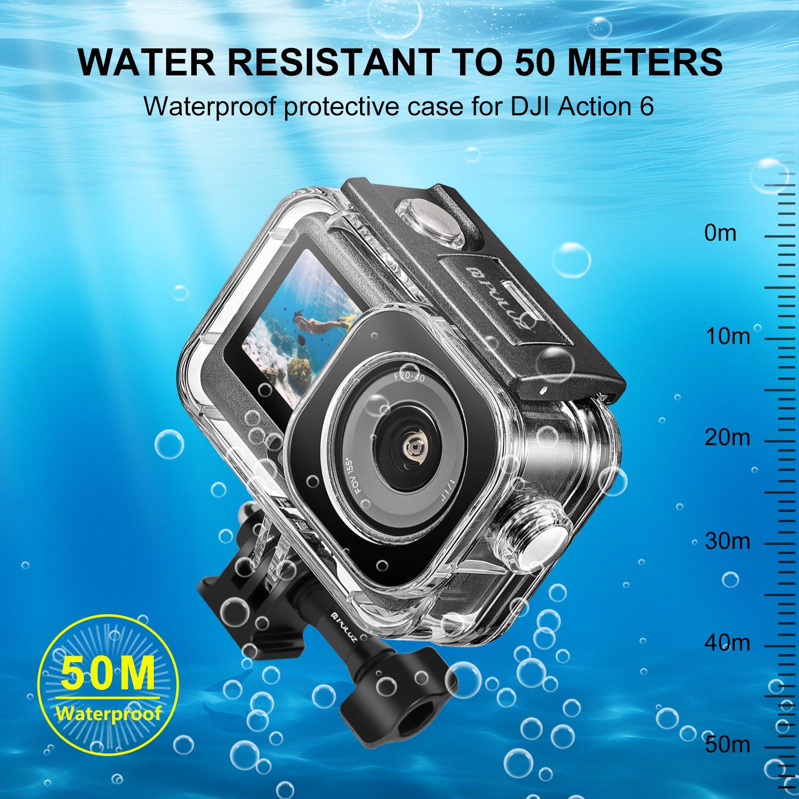 Boîtier étanche PULUZ pour plo - Action Camera Diving Case Underwater 60M avis et prix