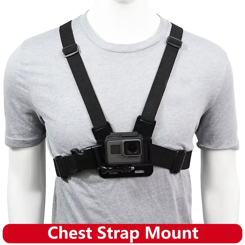Support de sangle de poitrine, - Action Camera Chest Strap Harness Mount avis et prix
