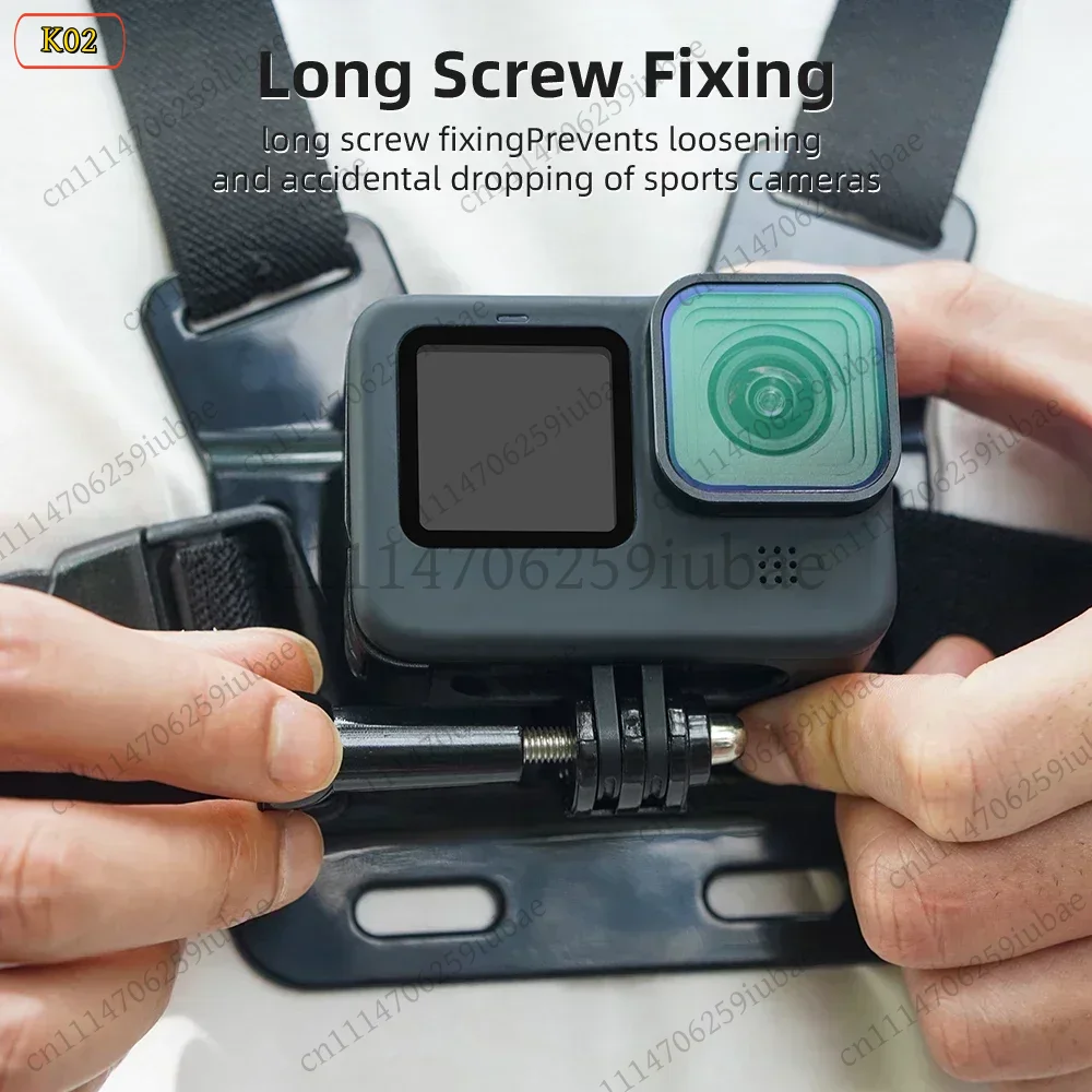 Sangle de fixation pour caméra - Action Camera Chest Strap Harness Mount avis et prix