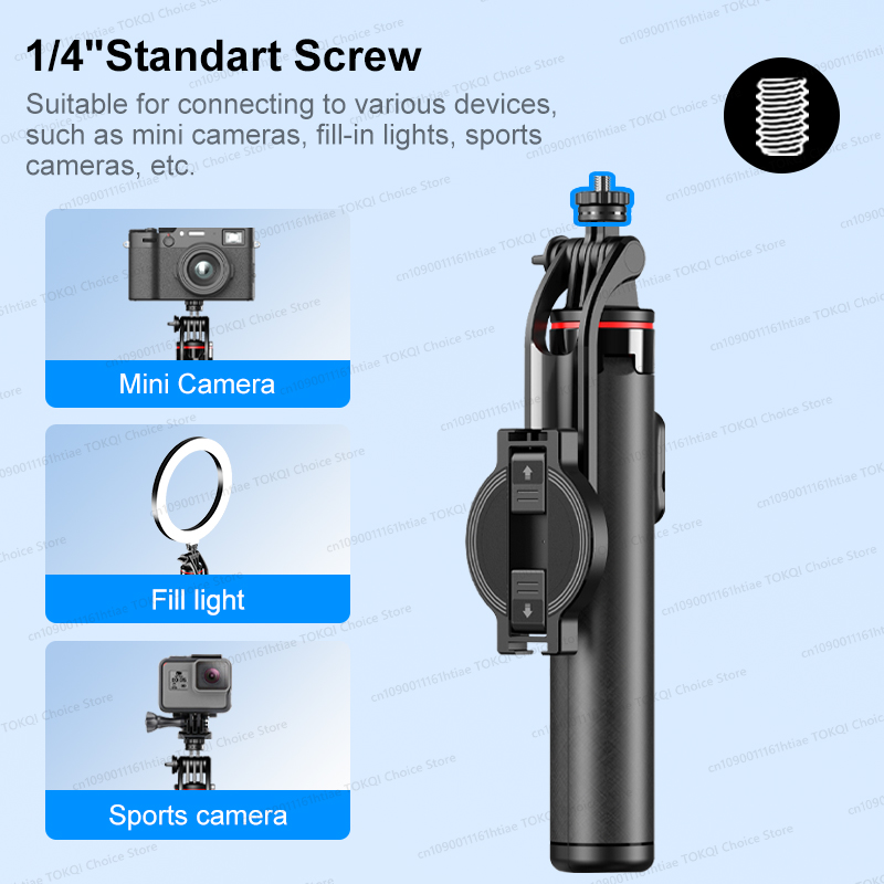 TOKQI C20 trépied perche à Sel - Action Camera Selfie Stick Invisible avis et prix