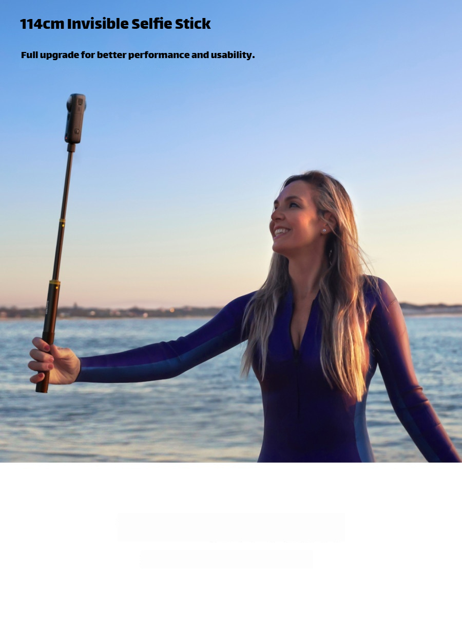 Perche à selfie invisible auto - Action Camera Selfie Stick Invisible avis et prix