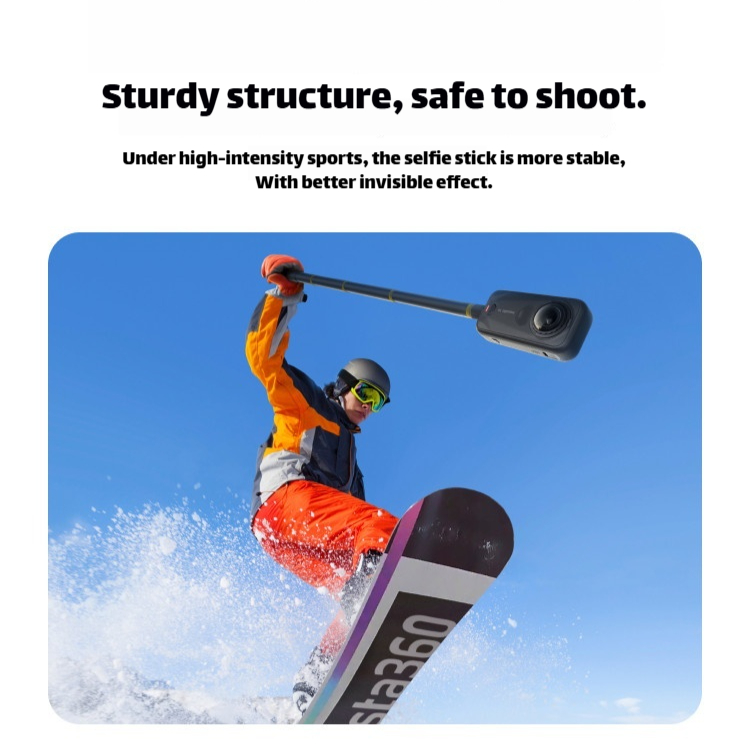 Perche à selfie invisible auto - Action Camera Selfie Stick Invisible avis et prix