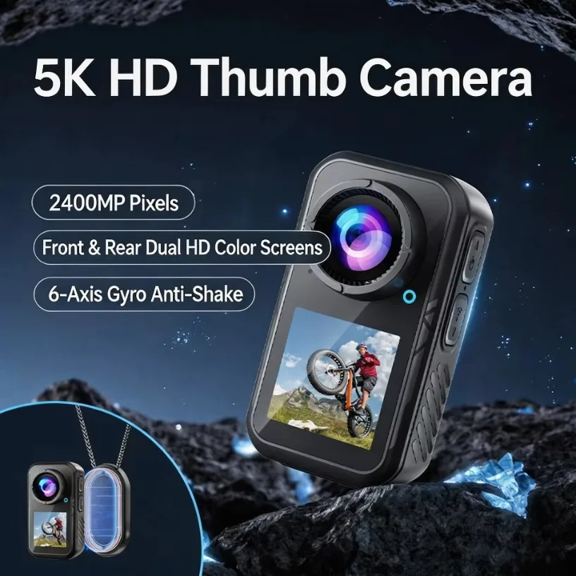 Caméra d'action à pouce 5K30FP - Action Camera 4K 60Fps Dual Screen avis et prix