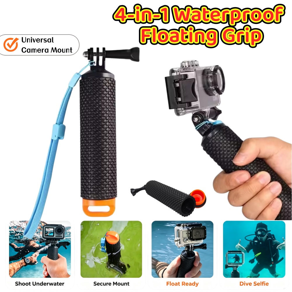 Poignée de caméra sous-marine  - Action Camera Floating Handle Grip avis et prix