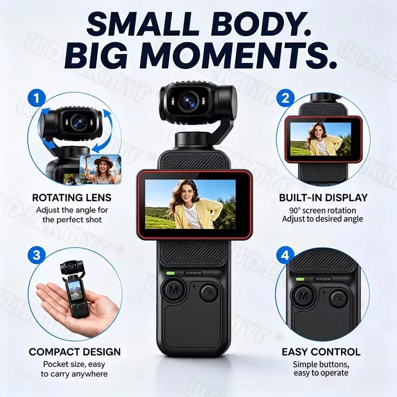 Nouvelle caméra d'action porta - Action Camera Optical Image Stabilization avis et prix