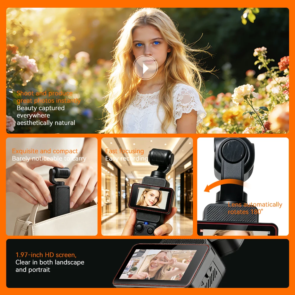 Nouvelle caméra d'action porta - Action Camera Optical Image Stabilization avis et prix