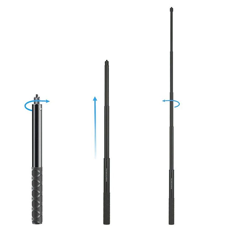 Perche à selfie invisible pour - Action Camera Selfie Stick Invisible avis et prix