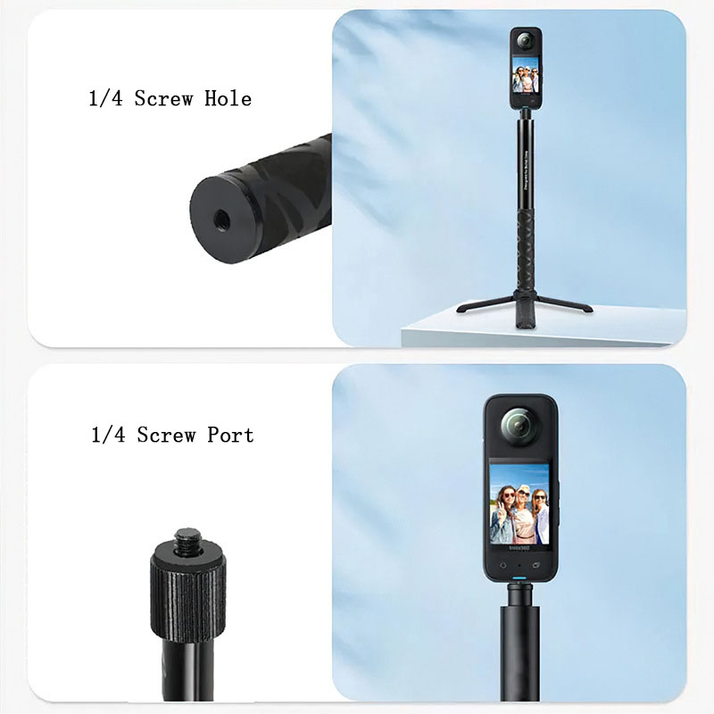 Perche à selfie invisible pour - Action Camera Selfie Stick Invisible avis et prix