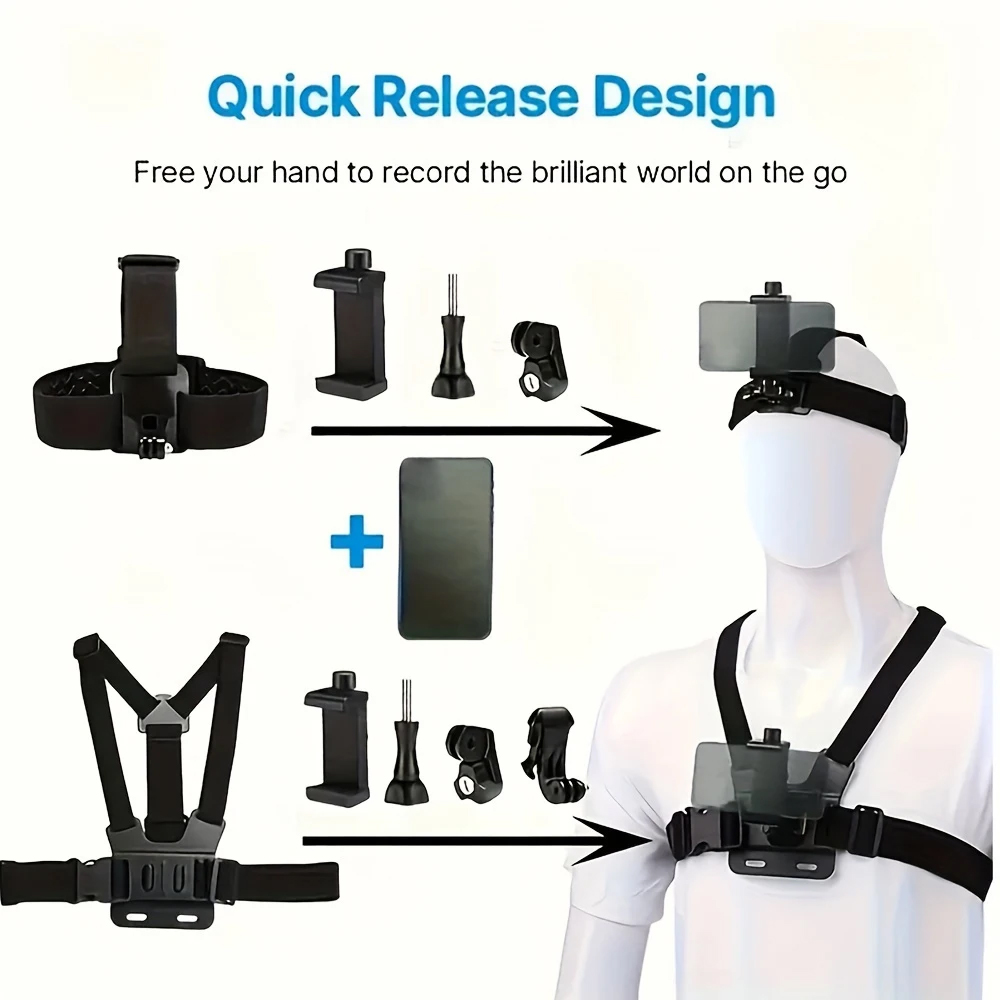 Sangle de tête d'équitation po - Action Camera Chest Strap Harness Mount avis et prix