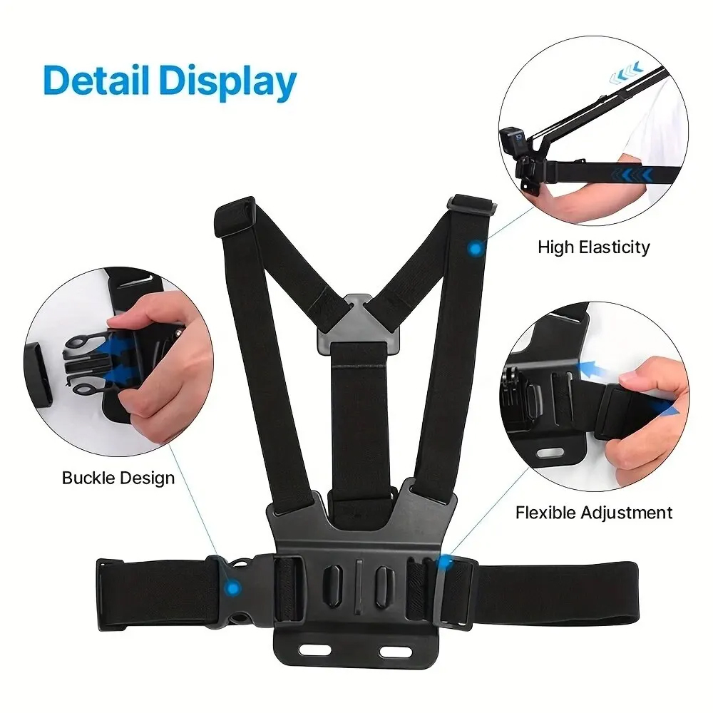 Sangle de tête d'équitation po - Action Camera Chest Strap Harness Mount avis et prix