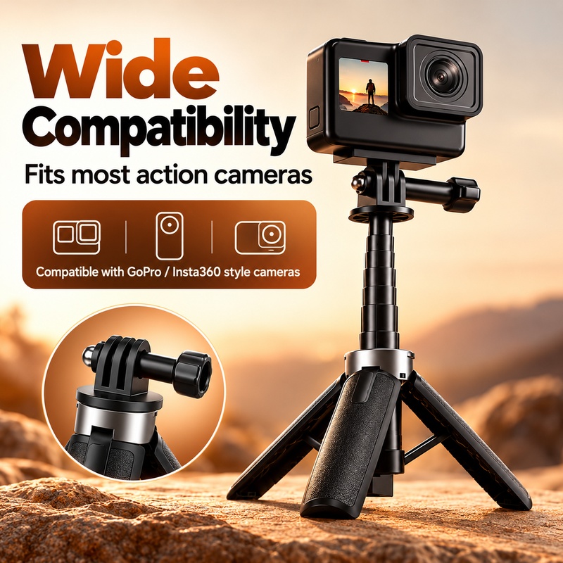 Trépied X30 compatible avec le - Action Camera Selfie Stick Invisible avis et prix