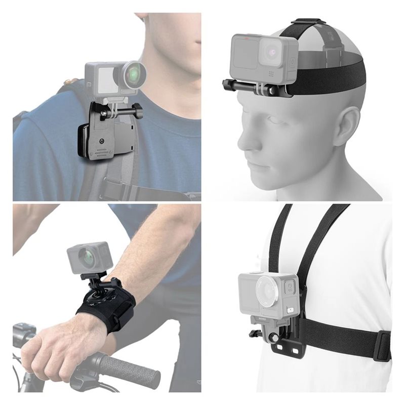 Harnais de fixation sur ceintu - Action Camera Chest Strap Harness Mount avis et prix