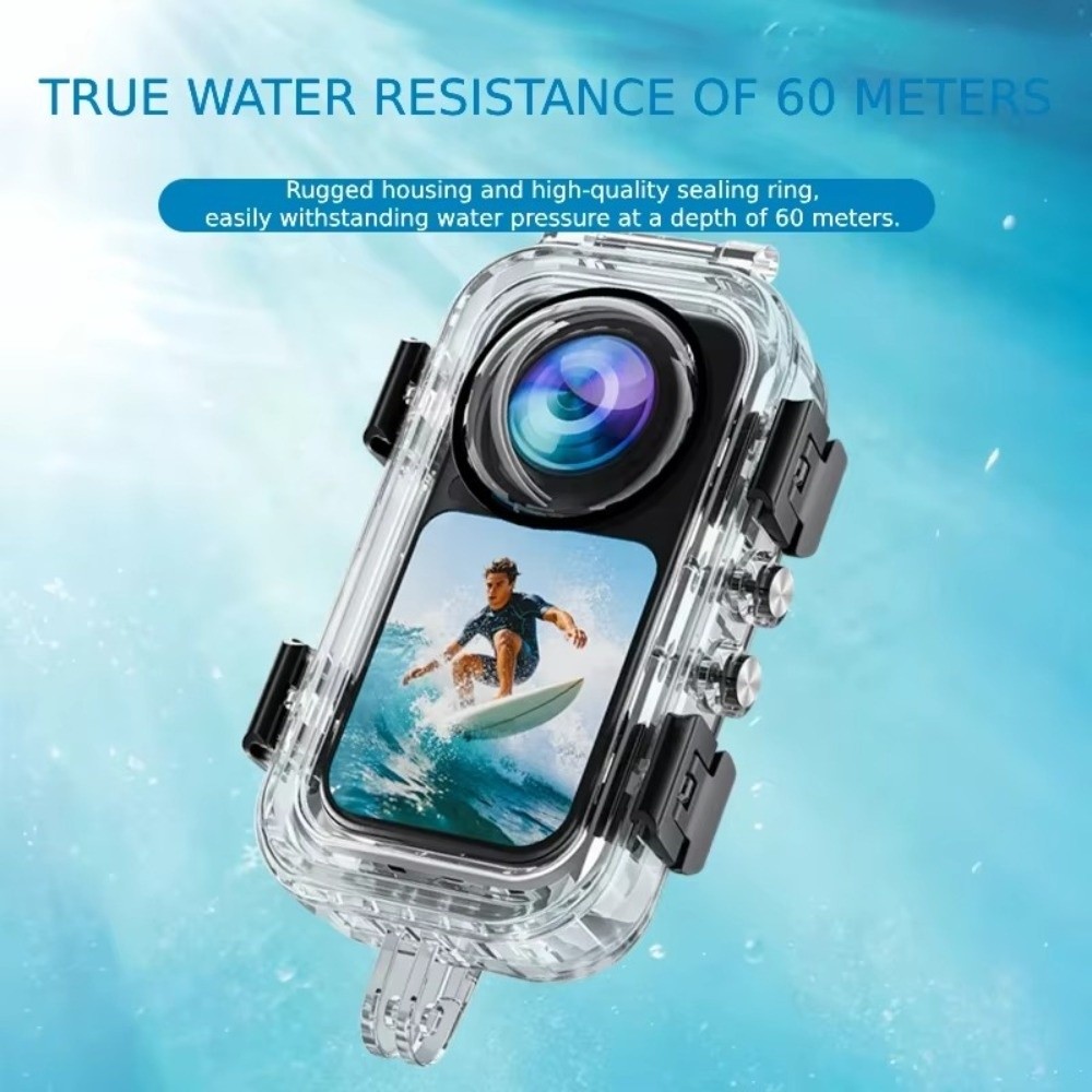 Boîtier de plongée invisible 6 - Action Camera Diving Case Underwater 60M avis et prix