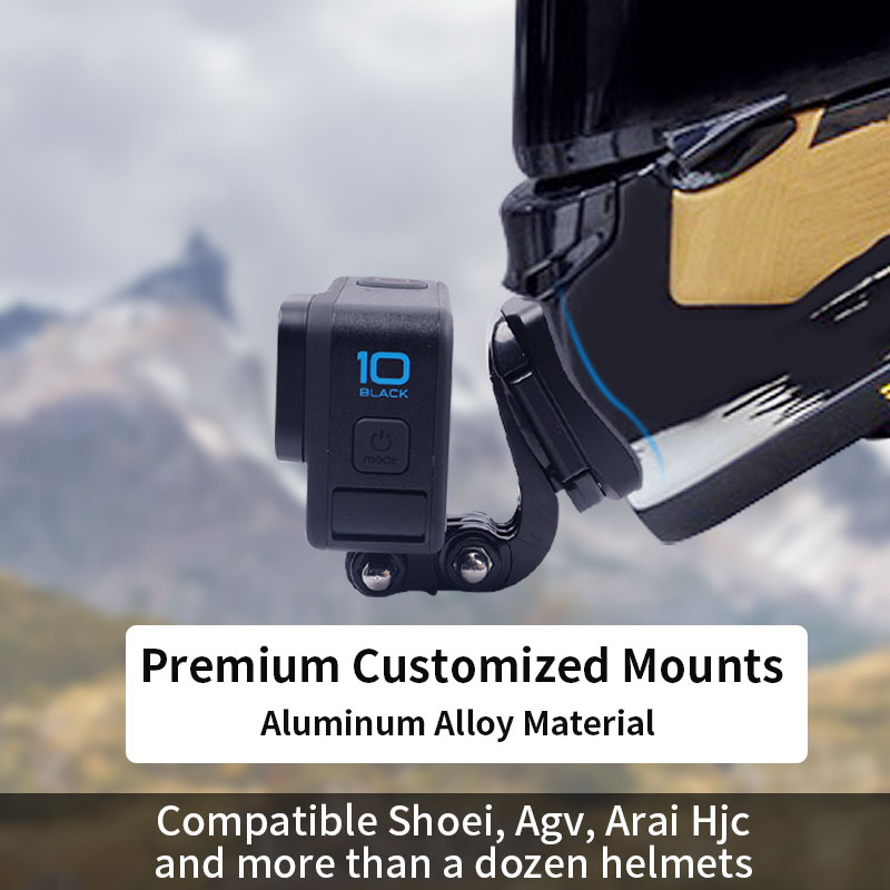 Supports de caméra d'action de - Action Camera Motorcycle Helmet Mount avis et prix