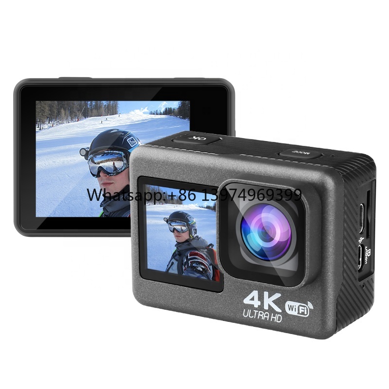 Vente flash, prix bas, caméra  - Action Camera 4K 60Fps Dual Screen avis et prix