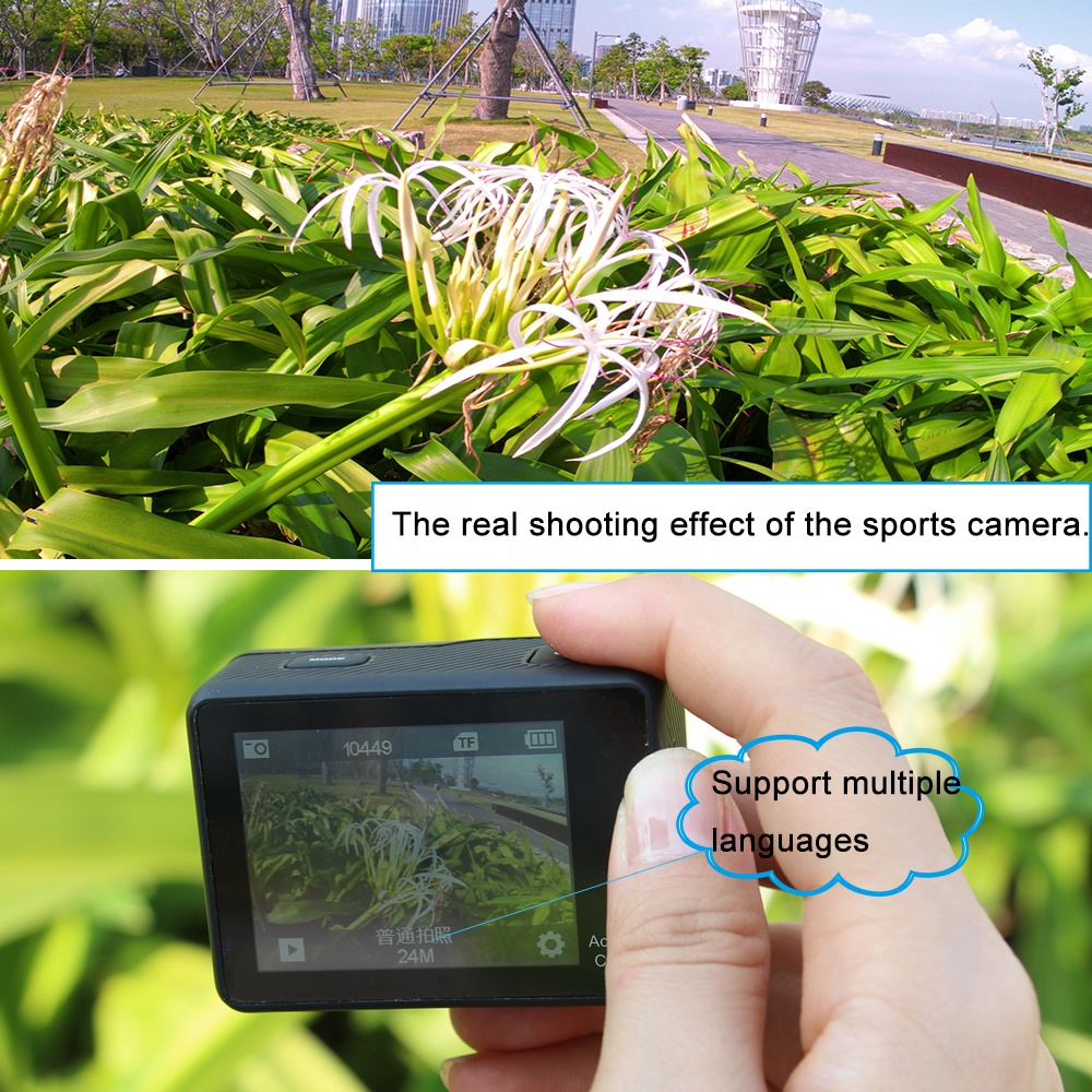 Vente flash, prix bas, caméra  - Action Camera 4K 60Fps Dual Screen avis et prix