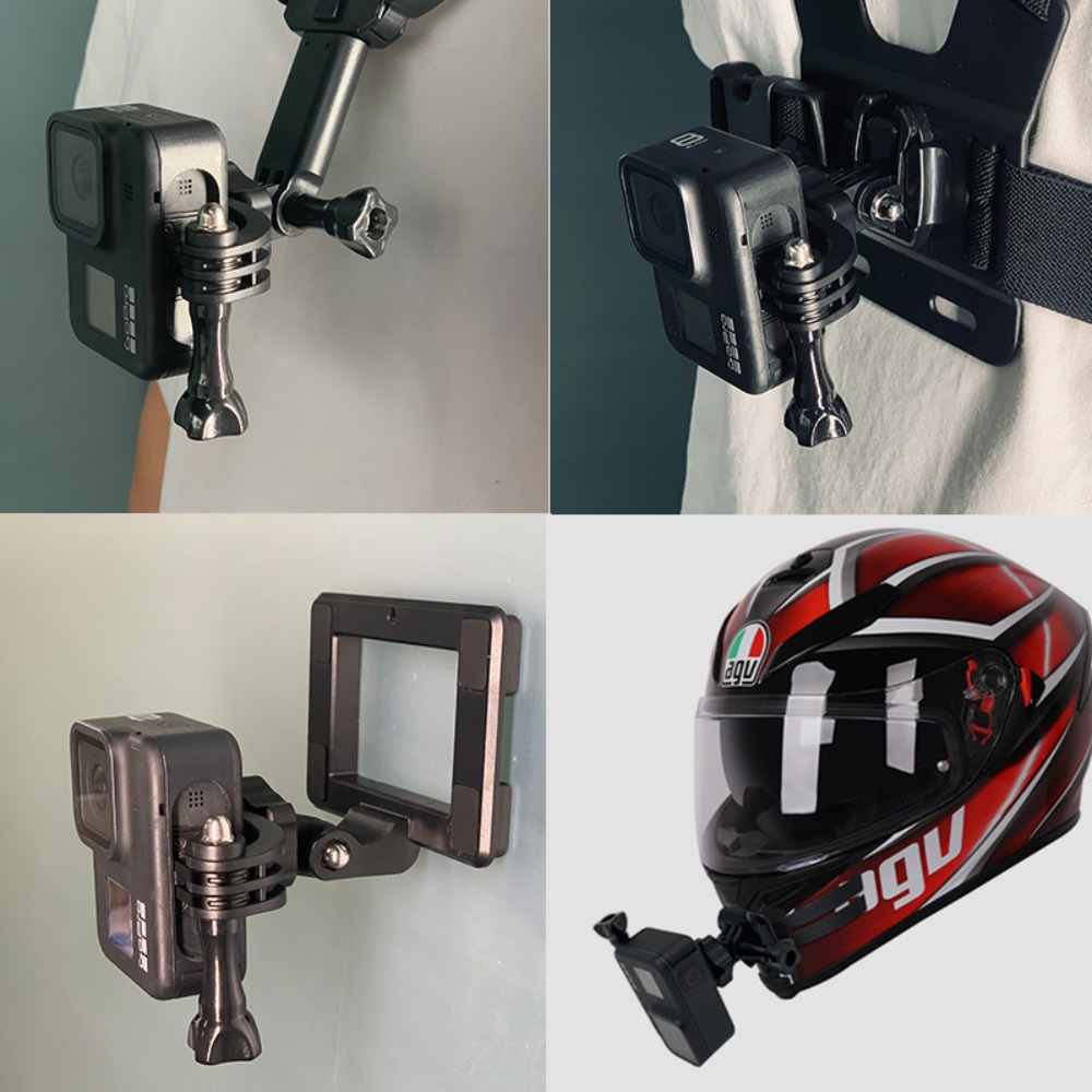Universel 360 °   Adaptateur d - Action Camera Motorcycle Helmet Mount avis et prix
