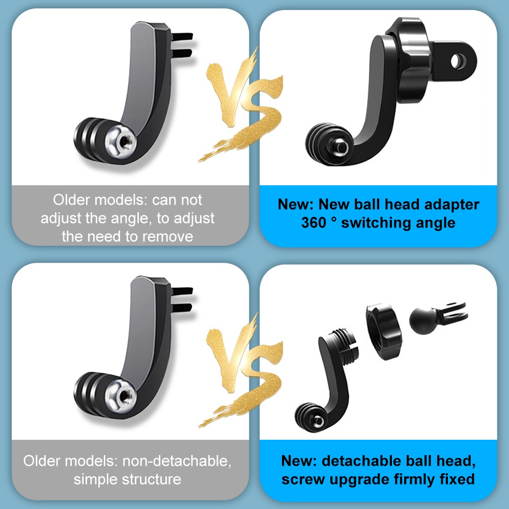Universel 360 °   Adaptateur d - Action Camera Motorcycle Helmet Mount avis et prix