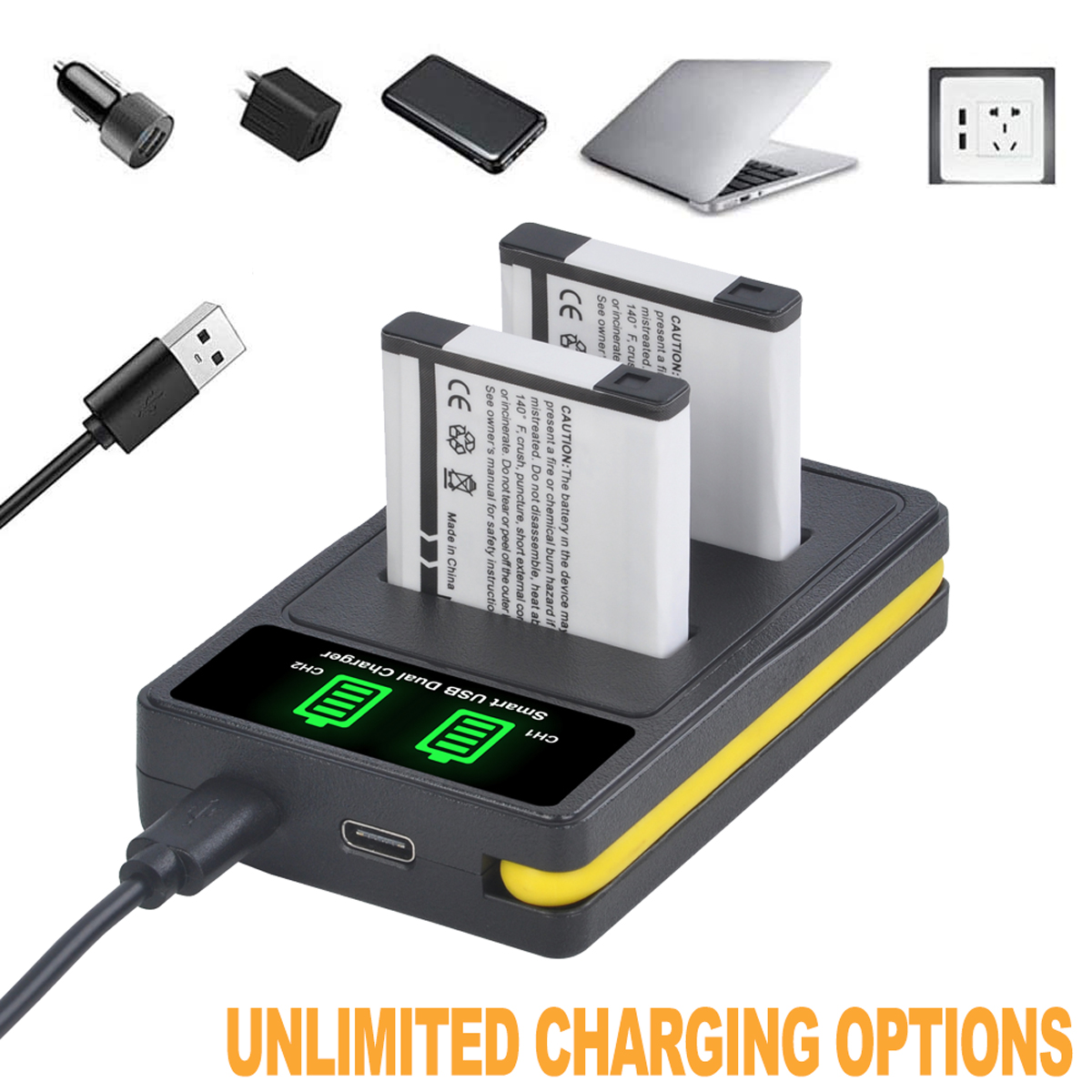 Batterie NP-50 1500mAh/chargeu - Action Camera Battery Charger Dual Pack avis et prix