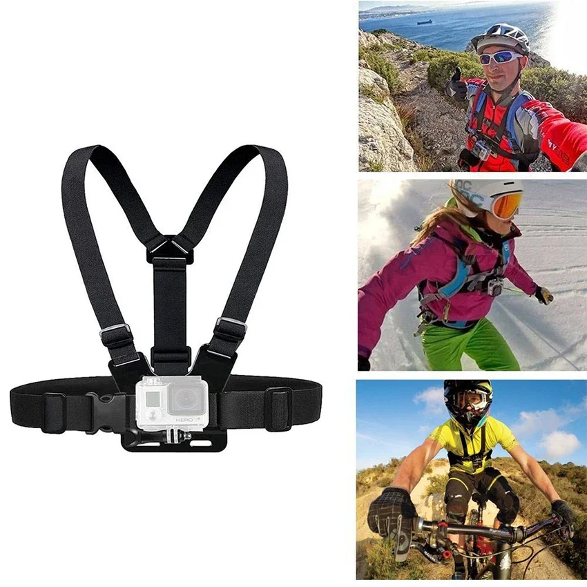 Sangle de poitrine réglable po - Action Camera Chest Strap Harness Mount avis et prix